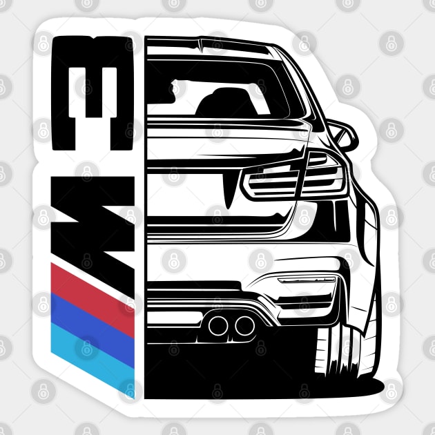 BMW M3 F30 Sticker by idrdesign